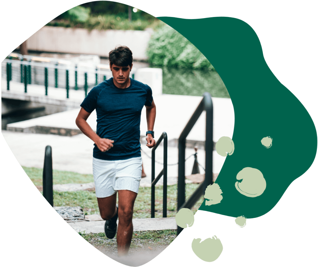 Man jogging